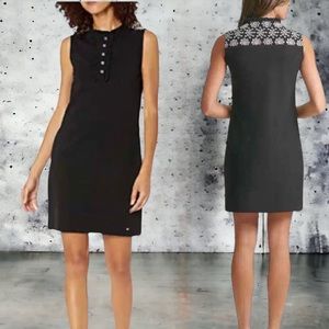 TOMMY HILFIGER  Black Sleeveless Eyelet Dress | NWT